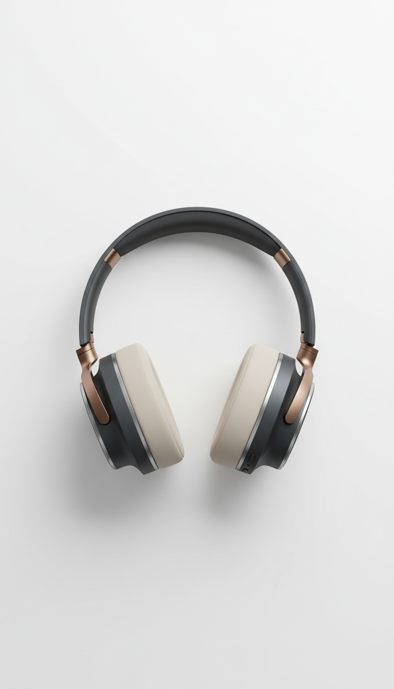 Wireless Headphones Brushed Aluminum